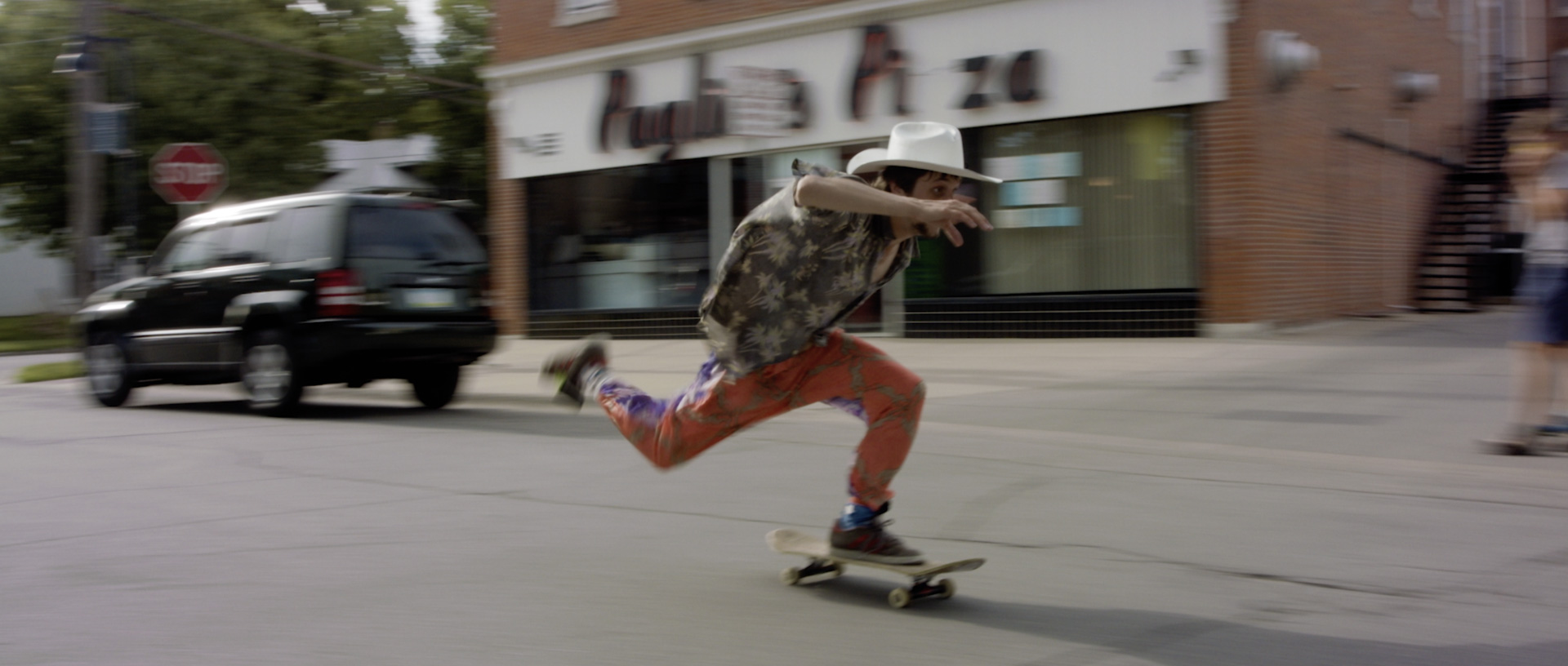 Guy skateboarding