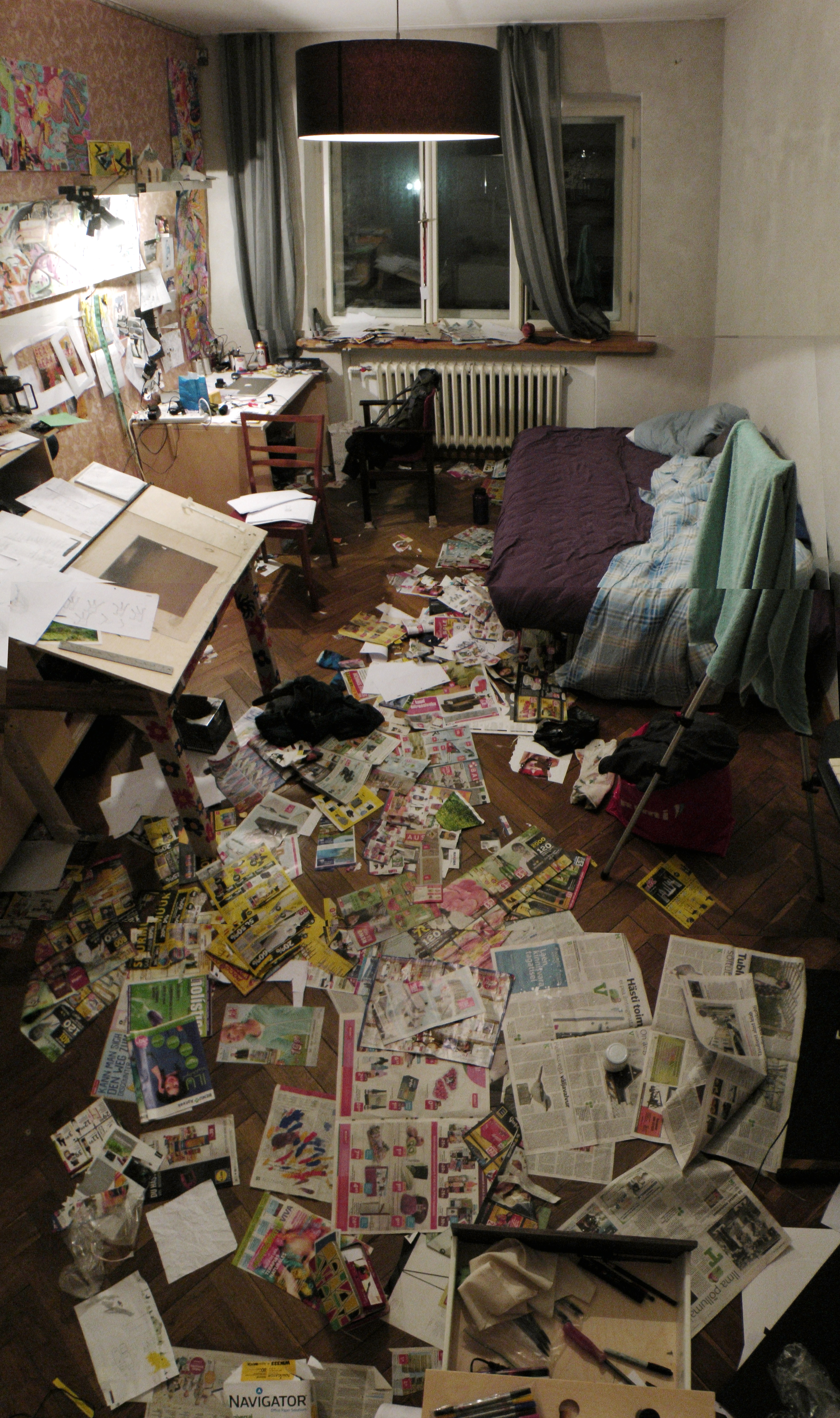 Messy apartment